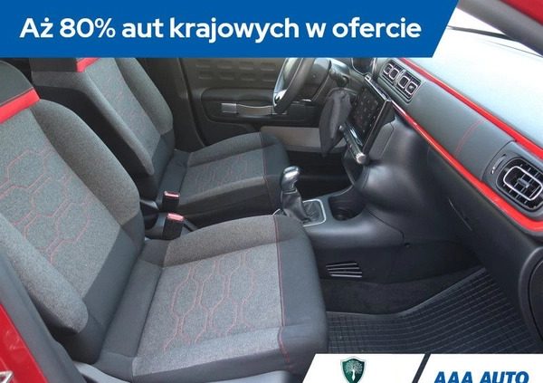 Citroen C3 cena 52000 przebieg: 64847, rok produkcji 2019 z Piastów małe 232